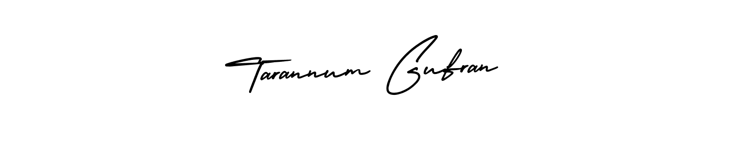 Also You can easily find your signature by using the search form. We will create Tarannum Gufran name handwritten signature images for you free of cost using AmerikaSignatureDemo-Regular sign style. Tarannum Gufran signature style 3 images and pictures png