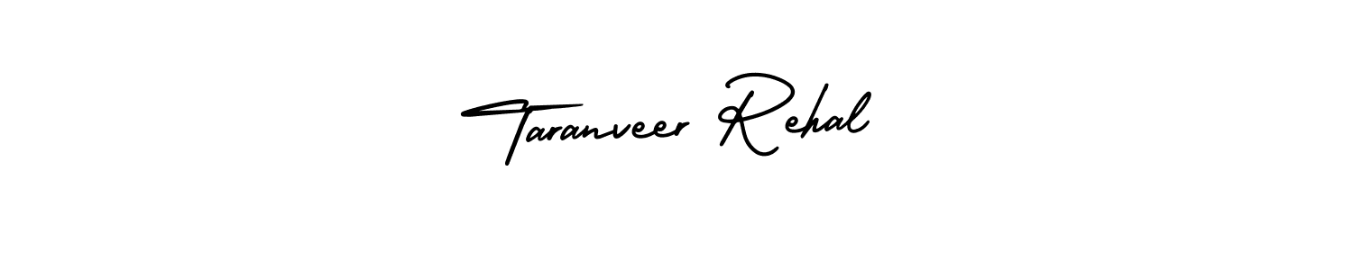 Make a beautiful signature design for name Taranveer Rehal. With this signature (AmerikaSignatureDemo-Regular) style, you can create a handwritten signature for free. Taranveer Rehal signature style 3 images and pictures png
