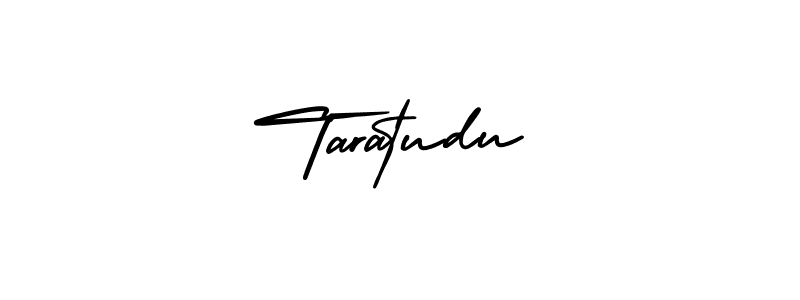 Design your own signature with our free online signature maker. With this signature software, you can create a handwritten (AmerikaSignatureDemo-Regular) signature for name Taratudu. Taratudu signature style 3 images and pictures png