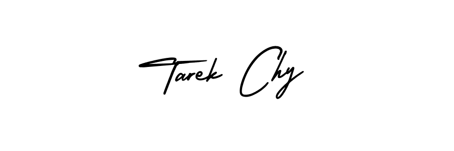 Tarek Chy stylish signature style. Best Handwritten Sign (AmerikaSignatureDemo-Regular) for my name. Handwritten Signature Collection Ideas for my name Tarek Chy. Tarek Chy signature style 3 images and pictures png