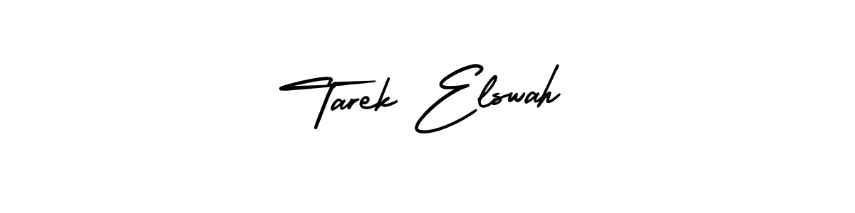 Create a beautiful signature design for name Tarek Elswah. With this signature (AmerikaSignatureDemo-Regular) fonts, you can make a handwritten signature for free. Tarek Elswah signature style 3 images and pictures png