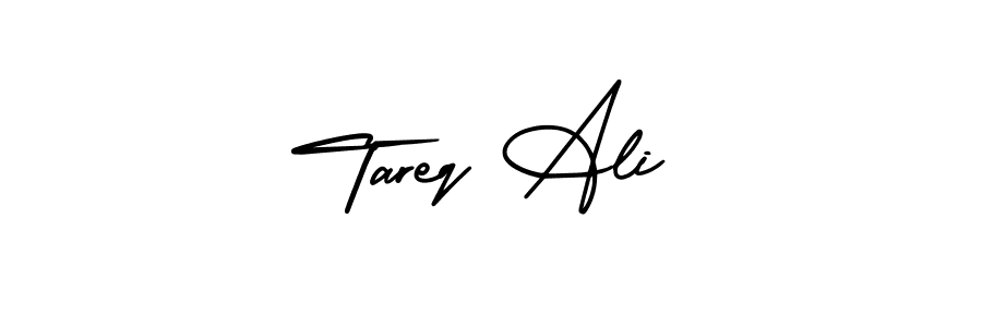 Tareq Ali stylish signature style. Best Handwritten Sign (AmerikaSignatureDemo-Regular) for my name. Handwritten Signature Collection Ideas for my name Tareq Ali. Tareq Ali signature style 3 images and pictures png