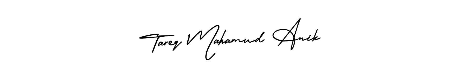 Design your own signature with our free online signature maker. With this signature software, you can create a handwritten (AmerikaSignatureDemo-Regular) signature for name Tareq Mahamud Anik. Tareq Mahamud Anik signature style 3 images and pictures png