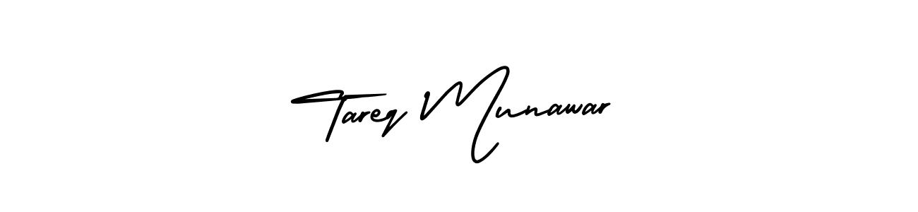 How to Draw Tareq Munawar signature style? AmerikaSignatureDemo-Regular is a latest design signature styles for name Tareq Munawar. Tareq Munawar signature style 3 images and pictures png