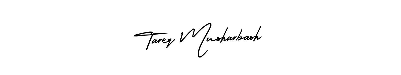 Use a signature maker to create a handwritten signature online. With this signature software, you can design (AmerikaSignatureDemo-Regular) your own signature for name Tareq Musharbash. Tareq Musharbash signature style 3 images and pictures png