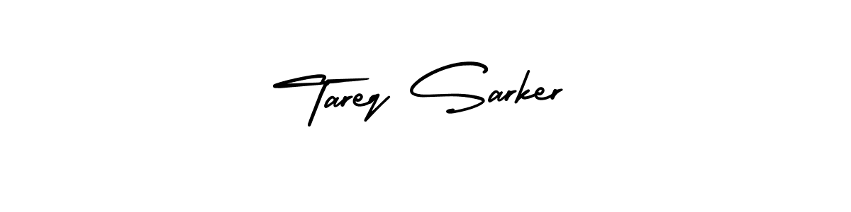 Make a beautiful signature design for name Tareq Sarker. With this signature (AmerikaSignatureDemo-Regular) style, you can create a handwritten signature for free. Tareq Sarker signature style 3 images and pictures png