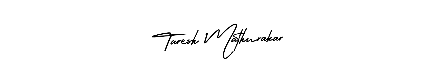 Use a signature maker to create a handwritten signature online. With this signature software, you can design (AmerikaSignatureDemo-Regular) your own signature for name Taresh Mathurakar. Taresh Mathurakar signature style 3 images and pictures png