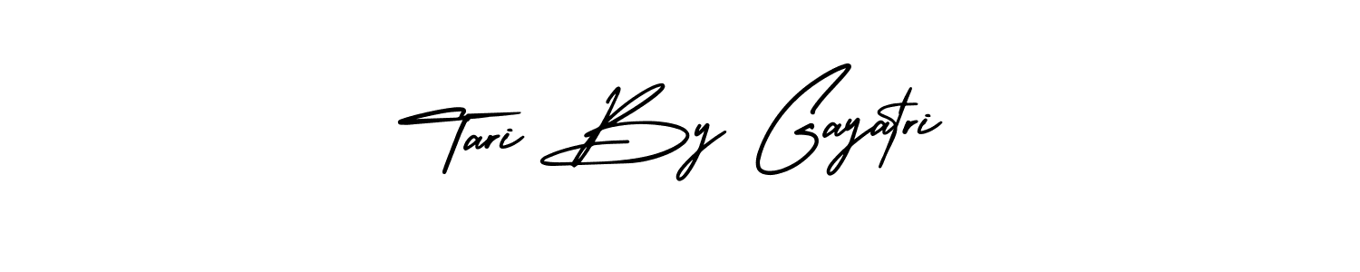 How to Draw Tari By Gayatri signature style? AmerikaSignatureDemo-Regular is a latest design signature styles for name Tari By Gayatri. Tari By Gayatri signature style 3 images and pictures png