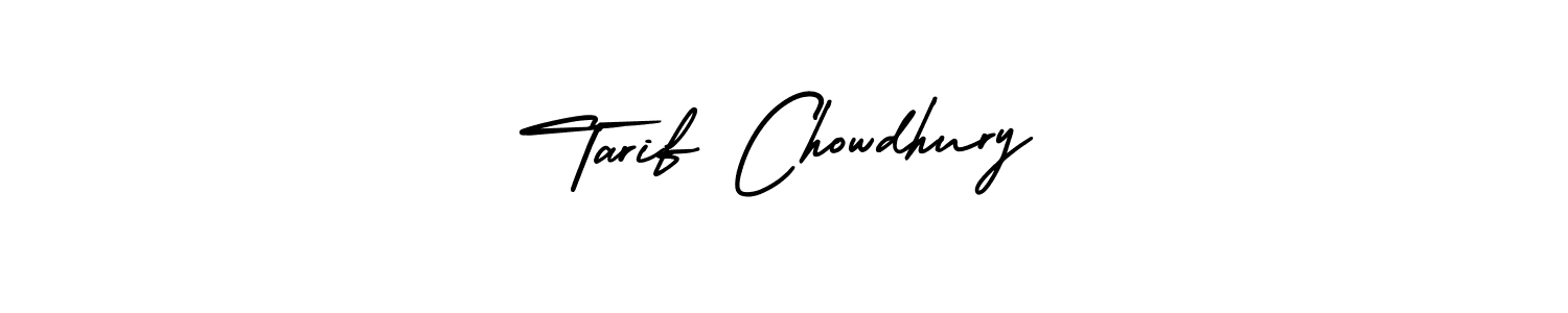 How to Draw Tarif Chowdhury signature style? AmerikaSignatureDemo-Regular is a latest design signature styles for name Tarif Chowdhury. Tarif Chowdhury signature style 3 images and pictures png