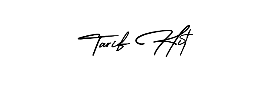 Also we have Tarif Hit name is the best signature style. Create professional handwritten signature collection using AmerikaSignatureDemo-Regular autograph style. Tarif Hit signature style 3 images and pictures png