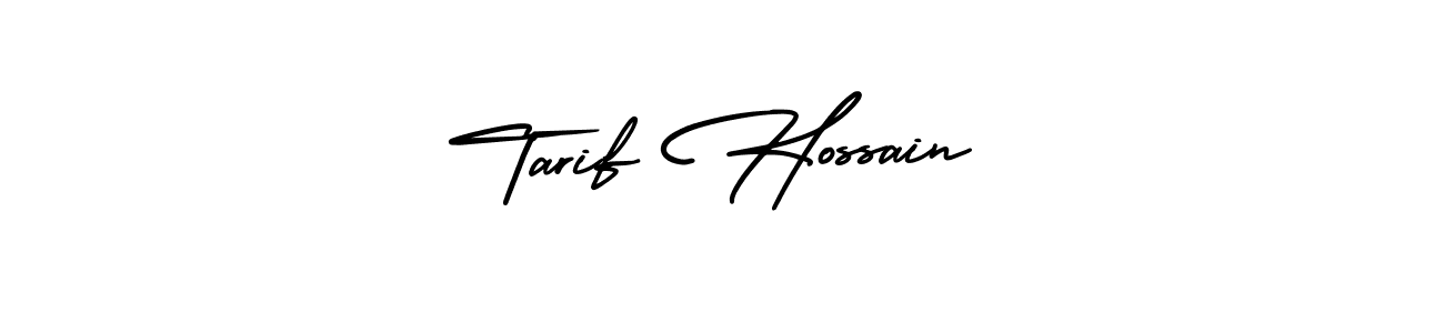 Make a beautiful signature design for name Tarif Hossain. With this signature (AmerikaSignatureDemo-Regular) style, you can create a handwritten signature for free. Tarif Hossain signature style 3 images and pictures png