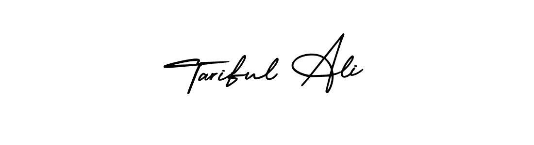Check out images of Autograph of Tariful Ali name. Actor Tariful Ali Signature Style. AmerikaSignatureDemo-Regular is a professional sign style online. Tariful Ali signature style 3 images and pictures png