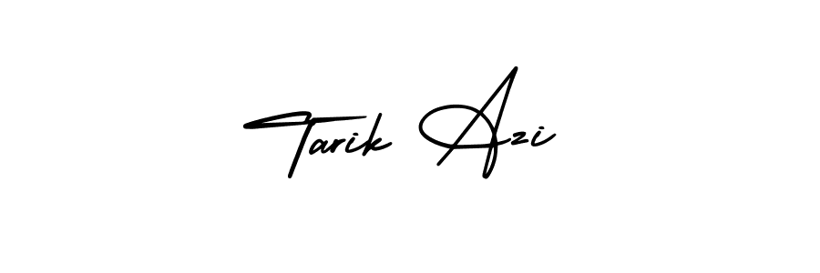 Tarik Azi stylish signature style. Best Handwritten Sign (AmerikaSignatureDemo-Regular) for my name. Handwritten Signature Collection Ideas for my name Tarik Azi. Tarik Azi signature style 3 images and pictures png