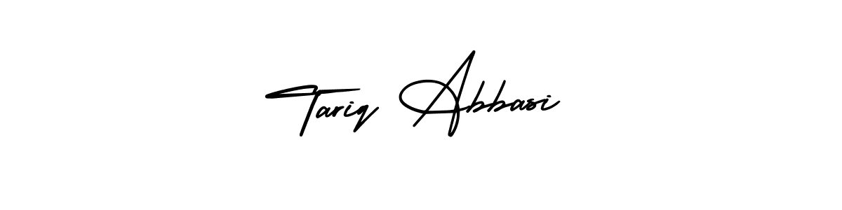 if you are searching for the best signature style for your name Tariq Abbasi. so please give up your signature search. here we have designed multiple signature styles  using AmerikaSignatureDemo-Regular. Tariq Abbasi signature style 3 images and pictures png