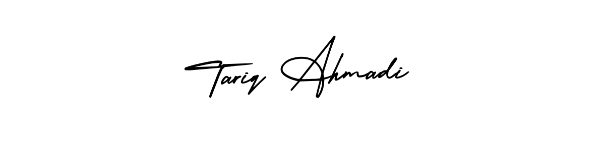 Also You can easily find your signature by using the search form. We will create Tariq Ahmadi name handwritten signature images for you free of cost using AmerikaSignatureDemo-Regular sign style. Tariq Ahmadi signature style 3 images and pictures png