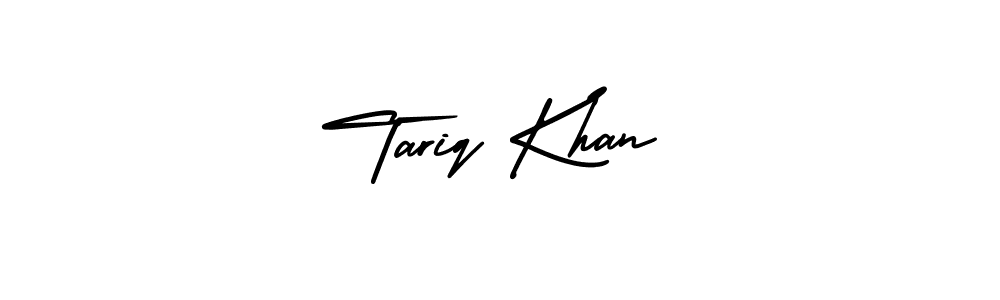 AmerikaSignatureDemo-Regular is a professional signature style that is perfect for those who want to add a touch of class to their signature. It is also a great choice for those who want to make their signature more unique. Get Tariq Khan name to fancy signature for free. Tariq Khan signature style 3 images and pictures png