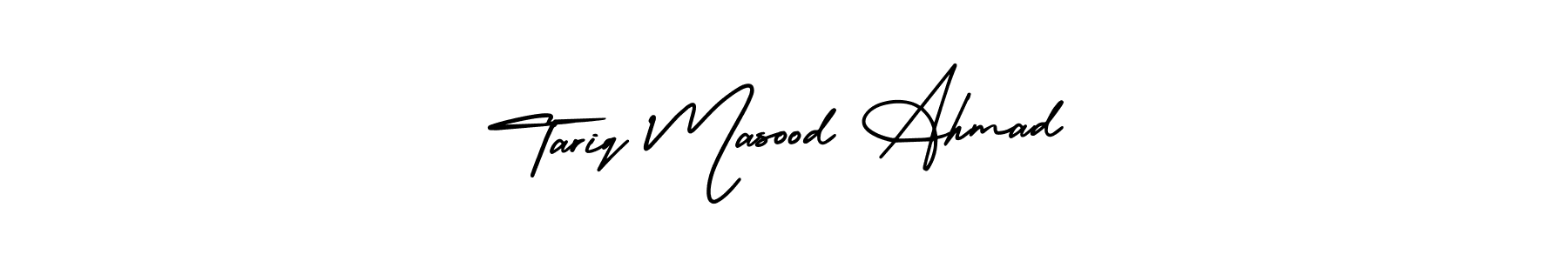 Also You can easily find your signature by using the search form. We will create Tariq Masood Ahmad name handwritten signature images for you free of cost using AmerikaSignatureDemo-Regular sign style. Tariq Masood Ahmad signature style 3 images and pictures png