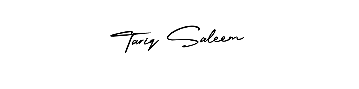 It looks lik you need a new signature style for name Tariq Saleem. Design unique handwritten (AmerikaSignatureDemo-Regular) signature with our free signature maker in just a few clicks. Tariq Saleem signature style 3 images and pictures png
