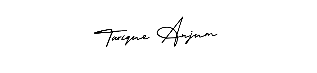 Create a beautiful signature design for name Tarique Anjum. With this signature (AmerikaSignatureDemo-Regular) fonts, you can make a handwritten signature for free. Tarique Anjum signature style 3 images and pictures png