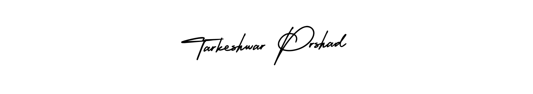 Tarkeshwar Prshad stylish signature style. Best Handwritten Sign (AmerikaSignatureDemo-Regular) for my name. Handwritten Signature Collection Ideas for my name Tarkeshwar Prshad. Tarkeshwar Prshad signature style 3 images and pictures png