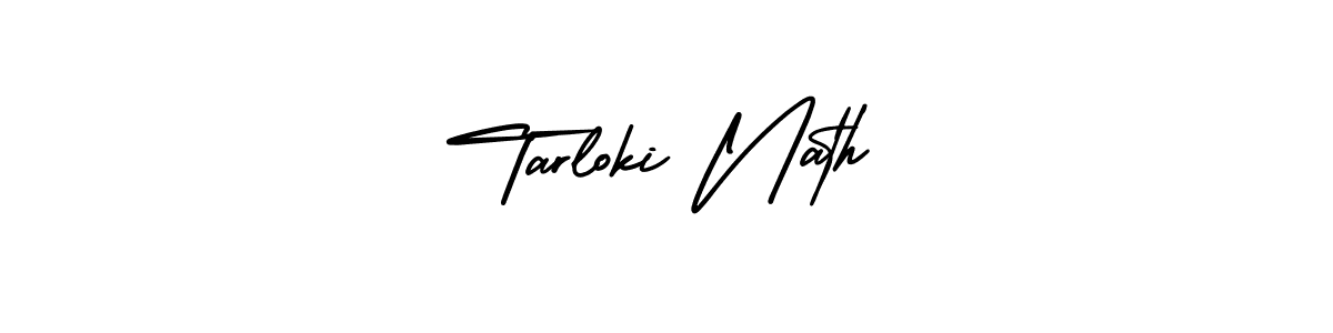 Design your own signature with our free online signature maker. With this signature software, you can create a handwritten (AmerikaSignatureDemo-Regular) signature for name Tarloki Nath. Tarloki Nath signature style 3 images and pictures png