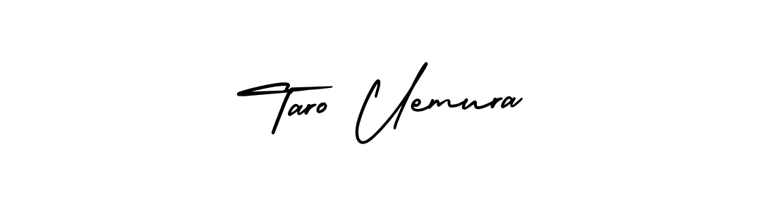 Also You can easily find your signature by using the search form. We will create Taro Uemura name handwritten signature images for you free of cost using AmerikaSignatureDemo-Regular sign style. Taro Uemura signature style 3 images and pictures png