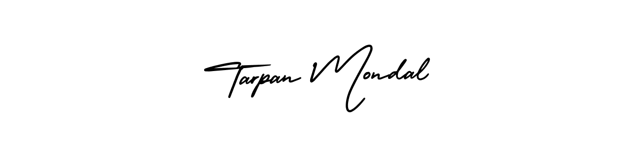 Design your own signature with our free online signature maker. With this signature software, you can create a handwritten (AmerikaSignatureDemo-Regular) signature for name Tarpan Mondal. Tarpan Mondal signature style 3 images and pictures png