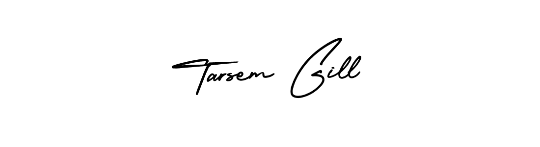 It looks lik you need a new signature style for name Tarsem Gill. Design unique handwritten (AmerikaSignatureDemo-Regular) signature with our free signature maker in just a few clicks. Tarsem Gill signature style 3 images and pictures png