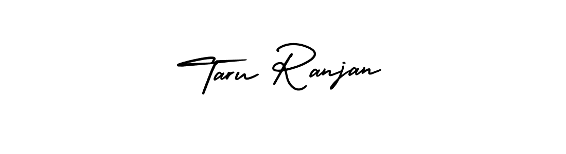 How to make Taru Ranjan name signature. Use AmerikaSignatureDemo-Regular style for creating short signs online. This is the latest handwritten sign. Taru Ranjan signature style 3 images and pictures png