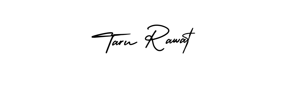 How to make Taru Rawat name signature. Use AmerikaSignatureDemo-Regular style for creating short signs online. This is the latest handwritten sign. Taru Rawat signature style 3 images and pictures png