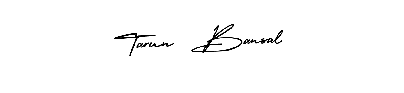 Create a beautiful signature design for name Tarun  Bansal. With this signature (AmerikaSignatureDemo-Regular) fonts, you can make a handwritten signature for free. Tarun  Bansal signature style 3 images and pictures png