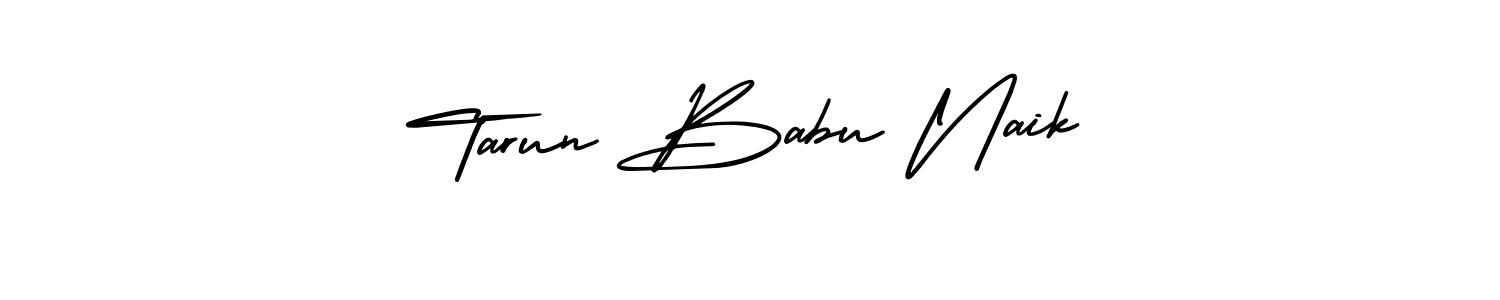 How to make Tarun Babu Naik name signature. Use AmerikaSignatureDemo-Regular style for creating short signs online. This is the latest handwritten sign. Tarun Babu Naik signature style 3 images and pictures png