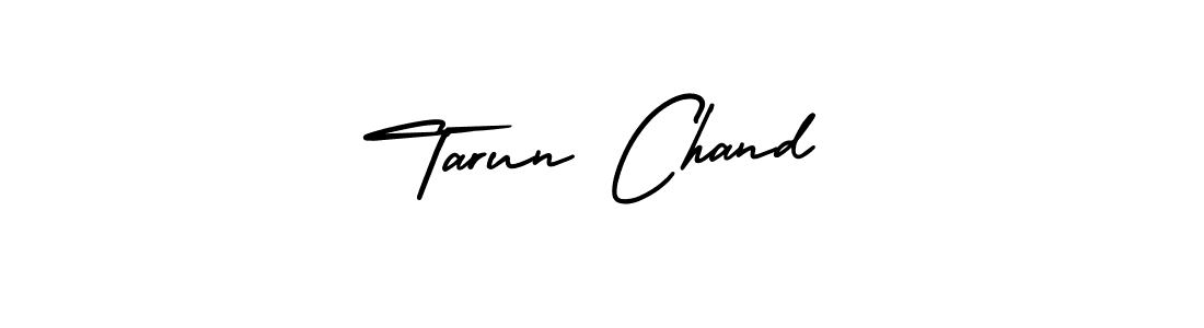 Use a signature maker to create a handwritten signature online. With this signature software, you can design (AmerikaSignatureDemo-Regular) your own signature for name Tarun Chand. Tarun Chand signature style 3 images and pictures png