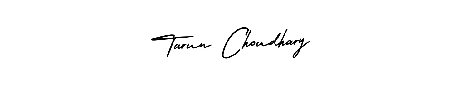 Make a beautiful signature design for name Tarun Choudhary. With this signature (AmerikaSignatureDemo-Regular) style, you can create a handwritten signature for free. Tarun Choudhary signature style 3 images and pictures png