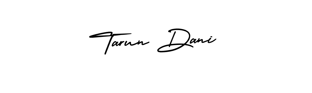 Similarly AmerikaSignatureDemo-Regular is the best handwritten signature design. Signature creator online .You can use it as an online autograph creator for name Tarun Dani. Tarun Dani signature style 3 images and pictures png