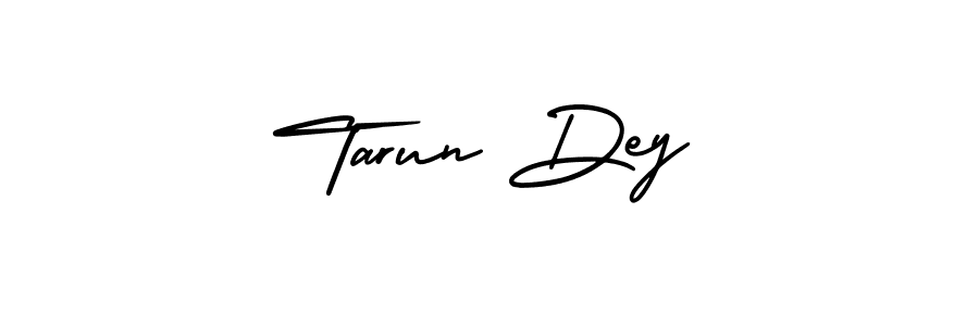 How to make Tarun Dey name signature. Use AmerikaSignatureDemo-Regular style for creating short signs online. This is the latest handwritten sign. Tarun Dey signature style 3 images and pictures png