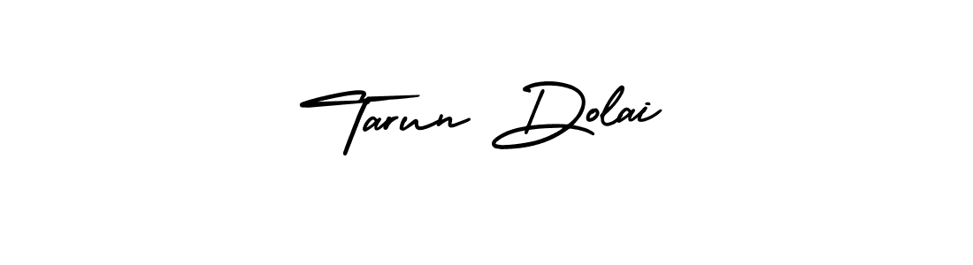 It looks lik you need a new signature style for name Tarun Dolai. Design unique handwritten (AmerikaSignatureDemo-Regular) signature with our free signature maker in just a few clicks. Tarun Dolai signature style 3 images and pictures png