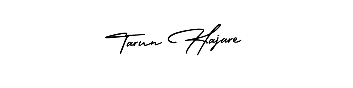 How to make Tarun Hajare name signature. Use AmerikaSignatureDemo-Regular style for creating short signs online. This is the latest handwritten sign. Tarun Hajare signature style 3 images and pictures png