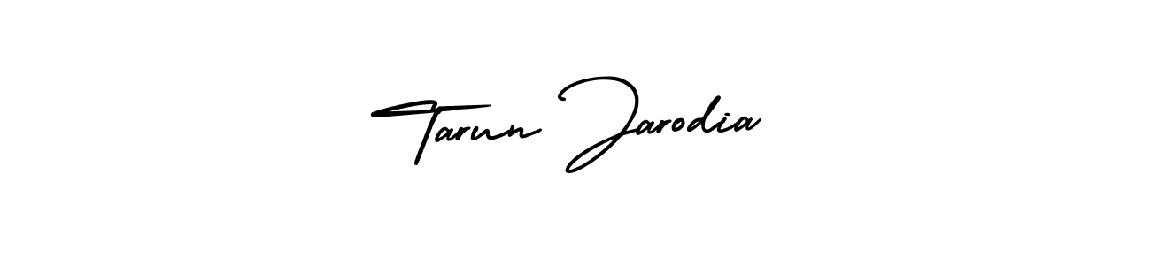 How to make Tarun Jarodia name signature. Use AmerikaSignatureDemo-Regular style for creating short signs online. This is the latest handwritten sign. Tarun Jarodia signature style 3 images and pictures png