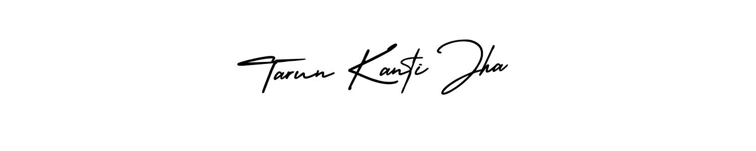 Tarun Kanti Jha stylish signature style. Best Handwritten Sign (AmerikaSignatureDemo-Regular) for my name. Handwritten Signature Collection Ideas for my name Tarun Kanti Jha. Tarun Kanti Jha signature style 3 images and pictures png