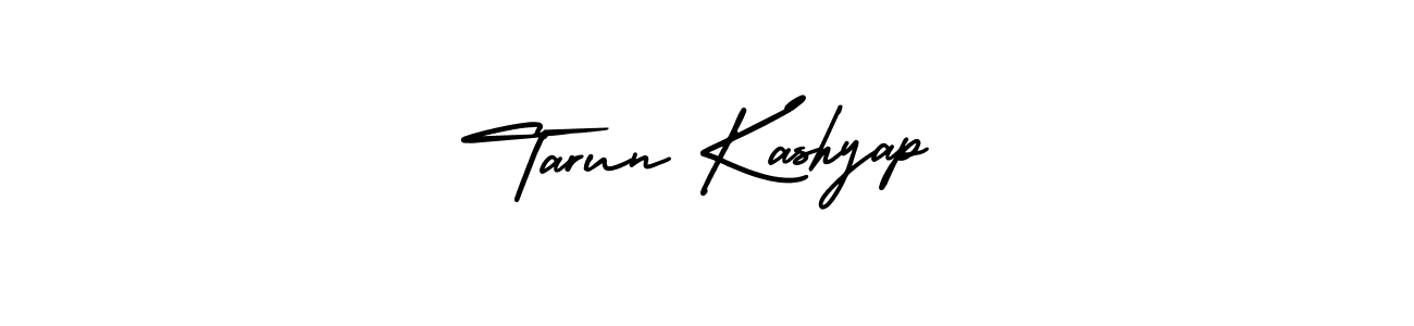 How to make Tarun Kashyap name signature. Use AmerikaSignatureDemo-Regular style for creating short signs online. This is the latest handwritten sign. Tarun Kashyap signature style 3 images and pictures png