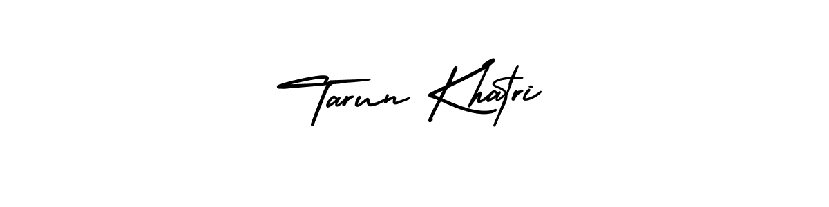 Tarun Khatri stylish signature style. Best Handwritten Sign (AmerikaSignatureDemo-Regular) for my name. Handwritten Signature Collection Ideas for my name Tarun Khatri. Tarun Khatri signature style 3 images and pictures png