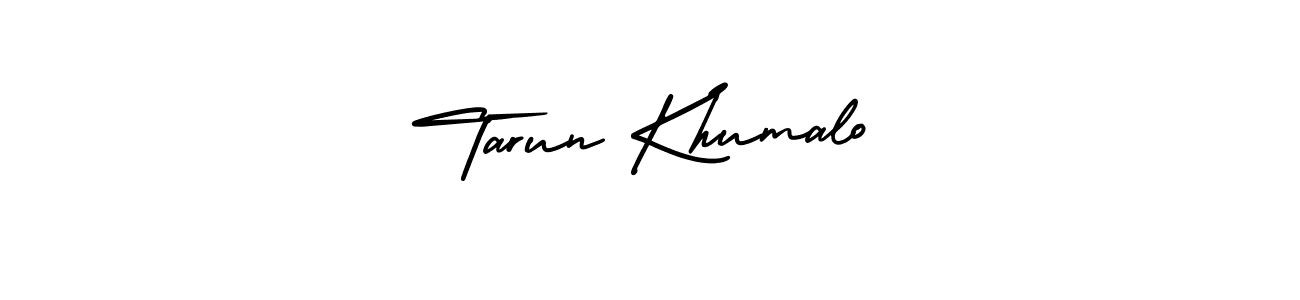 Create a beautiful signature design for name Tarun Khumalo. With this signature (AmerikaSignatureDemo-Regular) fonts, you can make a handwritten signature for free. Tarun Khumalo signature style 3 images and pictures png