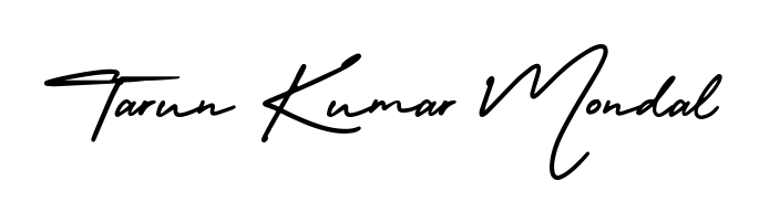 Practice writing Tarun Kumar Mondal with the flow of AmerikaSignatureDemo-Regular lettering. A fantastic source of inspiration for developing your personal signature style. Tarun Kumar Mondal signature style 3 images and pictures png