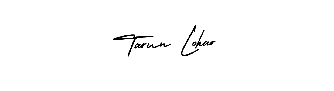 This is the best signature style for the Tarun Lohar name. Also you like these signature font (AmerikaSignatureDemo-Regular). Mix name signature. Tarun Lohar signature style 3 images and pictures png