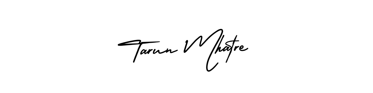 Tarun Mhatre stylish signature style. Best Handwritten Sign (AmerikaSignatureDemo-Regular) for my name. Handwritten Signature Collection Ideas for my name Tarun Mhatre. Tarun Mhatre signature style 3 images and pictures png