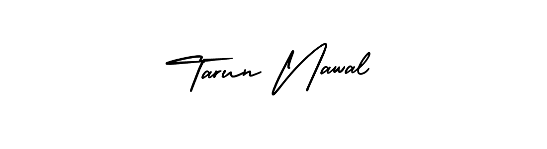 This is the best signature style for the Tarun Nawal name. Also you like these signature font (AmerikaSignatureDemo-Regular). Mix name signature. Tarun Nawal signature style 3 images and pictures png