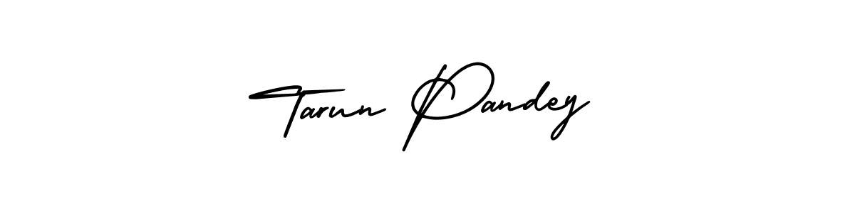 How to Draw Tarun Pandey signature style? AmerikaSignatureDemo-Regular is a latest design signature styles for name Tarun Pandey. Tarun Pandey signature style 3 images and pictures png