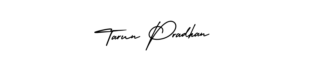 Create a beautiful signature design for name Tarun Pradhan. With this signature (AmerikaSignatureDemo-Regular) fonts, you can make a handwritten signature for free. Tarun Pradhan signature style 3 images and pictures png