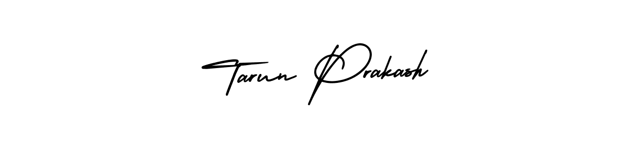 Make a short Tarun Prakash signature style. Manage your documents anywhere anytime using AmerikaSignatureDemo-Regular. Create and add eSignatures, submit forms, share and send files easily. Tarun Prakash signature style 3 images and pictures png